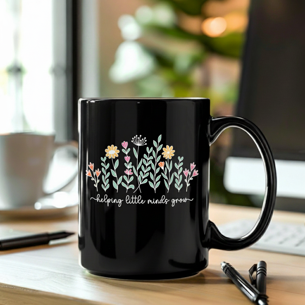 Helping Little Minds Grow Mug, Teacher Mug, Teacher Appreciation Gift