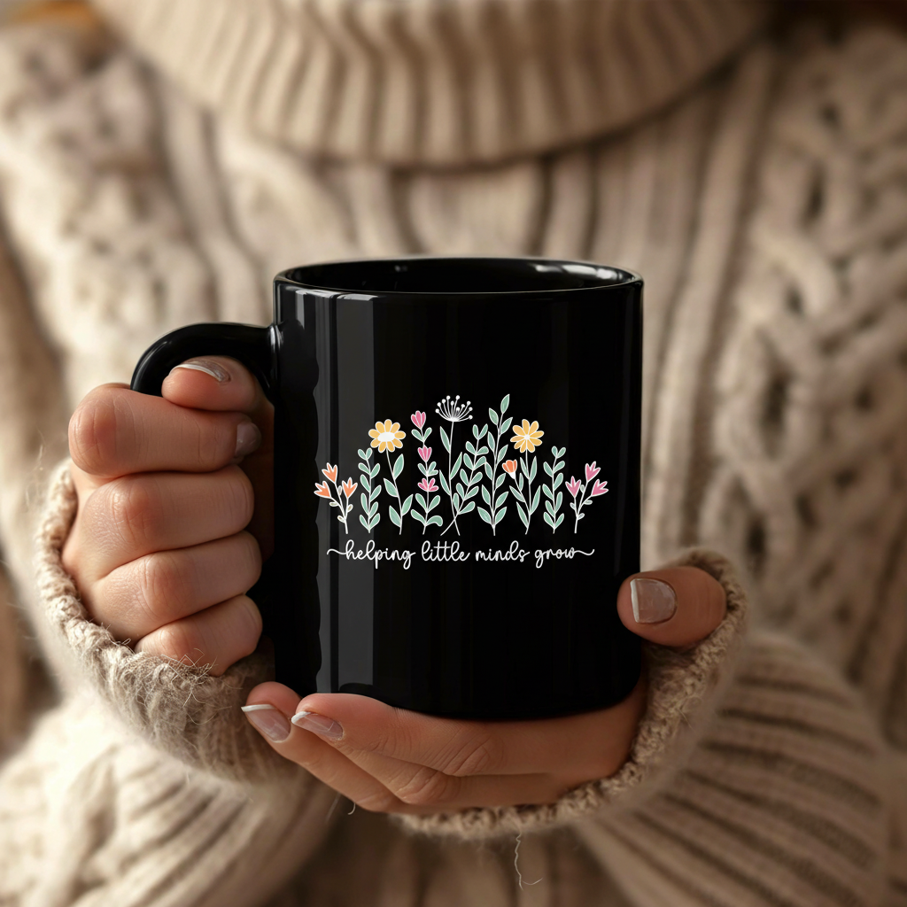 Helping Little Minds Grow Mug, Teacher Mug, Teacher Appreciation Gift
