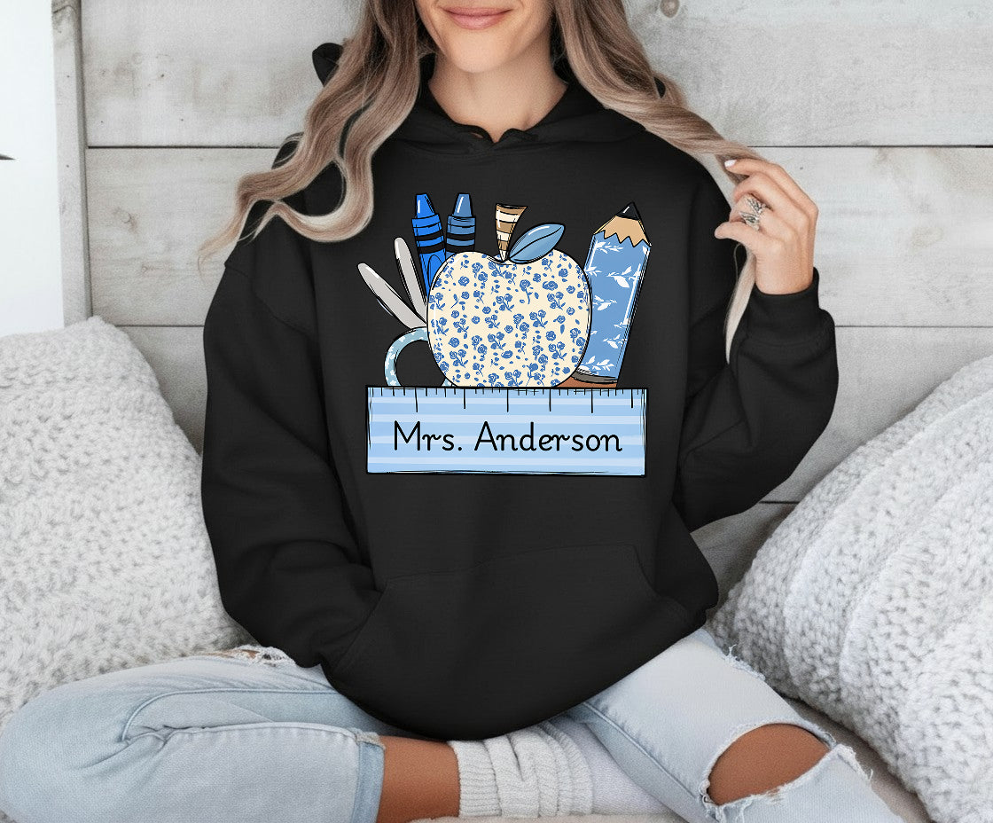 Personalized Teacher Gift, Custom Name Teacher T-Shirt, Sweatshirt, Hoodie - Teacher Appreciation Gifts, Teacher Christmas Gift
