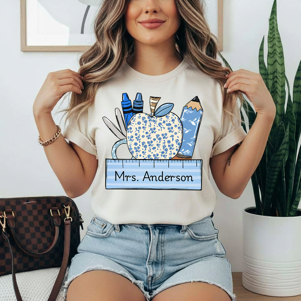 Personalized Teacher Gift, Custom Name Teacher T-Shirt, Sweatshirt, Hoodie - Teacher Appreciation Gifts, Teacher Christmas Gift