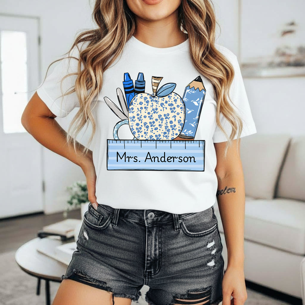 Personalized Teacher Gift, Custom Name Teacher T-Shirt, Sweatshirt, Hoodie - Teacher Appreciation Gifts, Teacher Christmas Gift