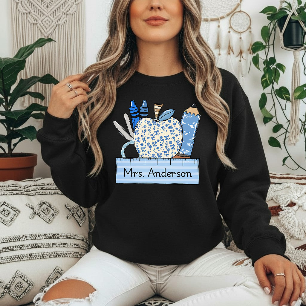 Personalized Teacher Gift, Custom Name Teacher T-Shirt, Sweatshirt, Hoodie - Teacher Appreciation Gifts, Teacher Christmas Gift